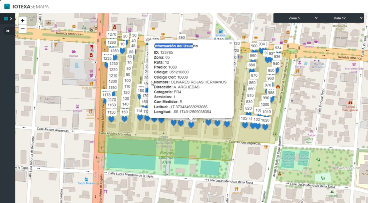 Planoteca digital integrada con Google Maps